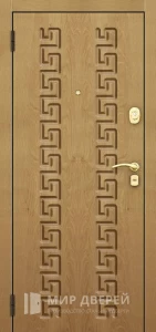 Железная дверь в дом из МДФ панелей №41 внутренняя - фото