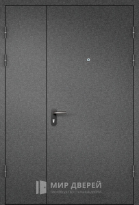 Металлическая дверь в подъезд №28 - фото вид снаружи
