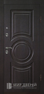 Входная дверь МДФ с зеркалом №7 - фото вид снаружи