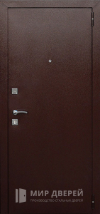 Железная входная дверь с шумоизоляцией №8 - фото вид снаружи