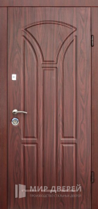 Металлическая дверь с МДФ в квартиру №61 - фото вид снаружи
