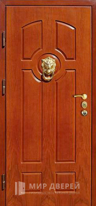 Входная дверь с МДФ накладкой в таунхаус №71 - фото вид изнутри