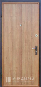 Дверь с порошковым напылением ламинированная №55 - фото вид изнутри