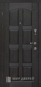 Уличная железная дверь для частного дома №18 - фото вид изнутри