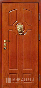 Трехконтурная входная дверь №19 - фото вид снаружи