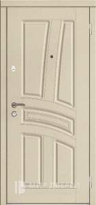 Входная дверь с МДФ плитой №106 - фото вид снаружи