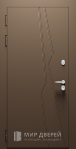 Железная дизайнерская дверь №33 - фото вид изнутри