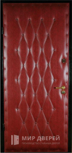 Металлическая дверь с винилискожей эконом №18 - фото вид изнутри