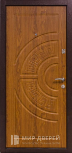 Трехконтурная входная дверь №17 - фото вид изнутри