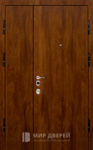 Дверь тамбурная двухстворчатая №3 - фото вид снаружи