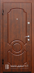 Красивая входная дверь в дом частный №15 - фото вид изнутри