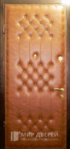Железная дверь с винилискожей №18 - фото вид изнутри