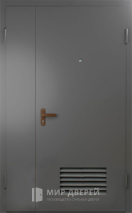 Вентиляционная дверь в котельную №11 - фото вид снаружи