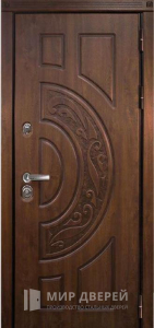 Дверь железная с МДФ №169 - фото вид снаружи