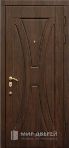 Тёплай наружная дверь металлическая №6 - фото вид снаружи