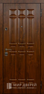 Дверь входная двухсторонний МДФ №201 - фото вид снаружи