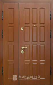 Железная дверь в подъезд на этаж №5 - фото вид снаружи
